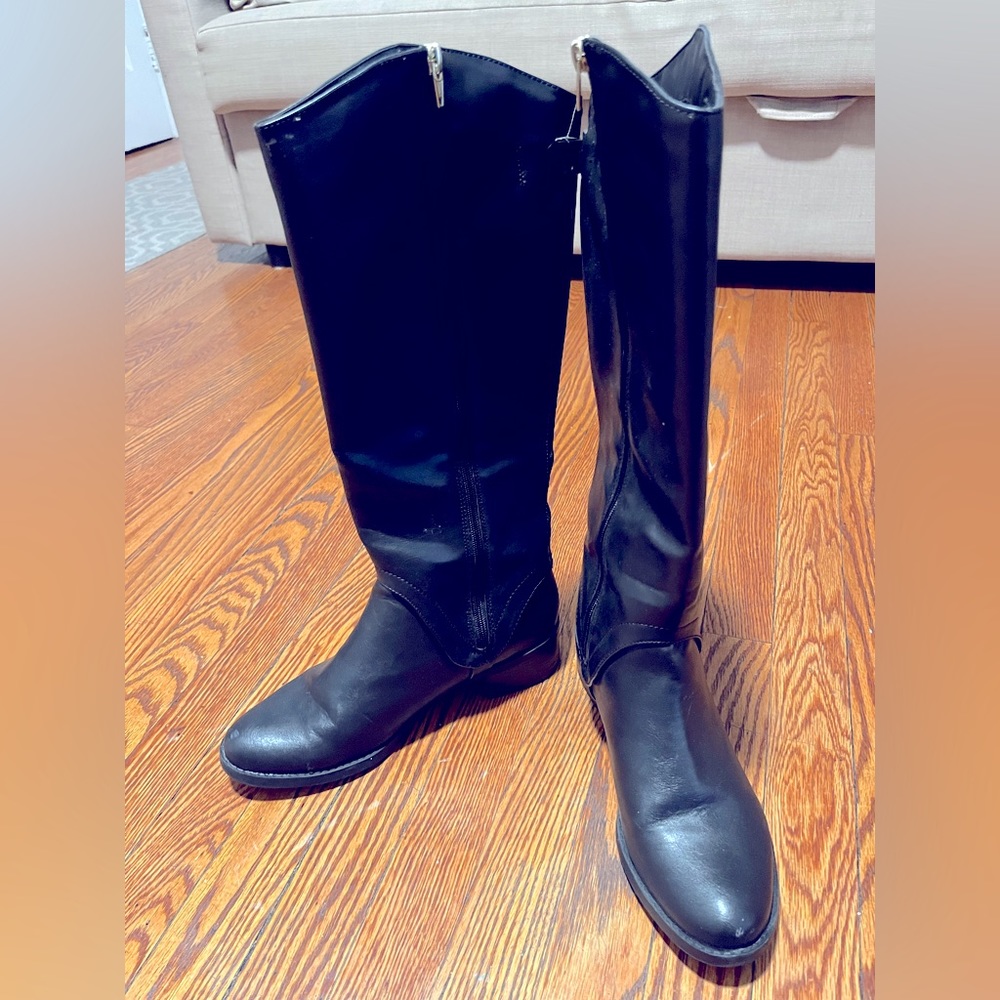 Black Merona Tall Boots Women’s size 9.5
